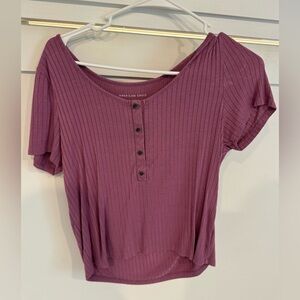 American eagle purple top